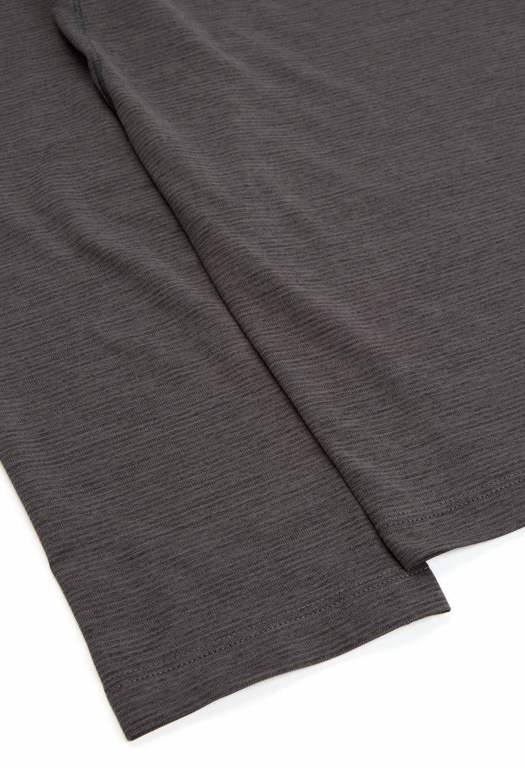 Arc'teryx Men's Cormac Logo L/S Tee - Black Heather / Solitude yoga clothing FlexibleKnit