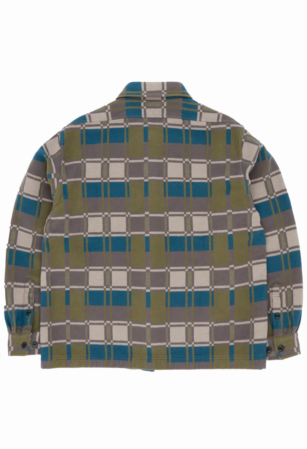 Easy Care Material Gramicci Men's Flannel Anthony Shirt - Silver Check