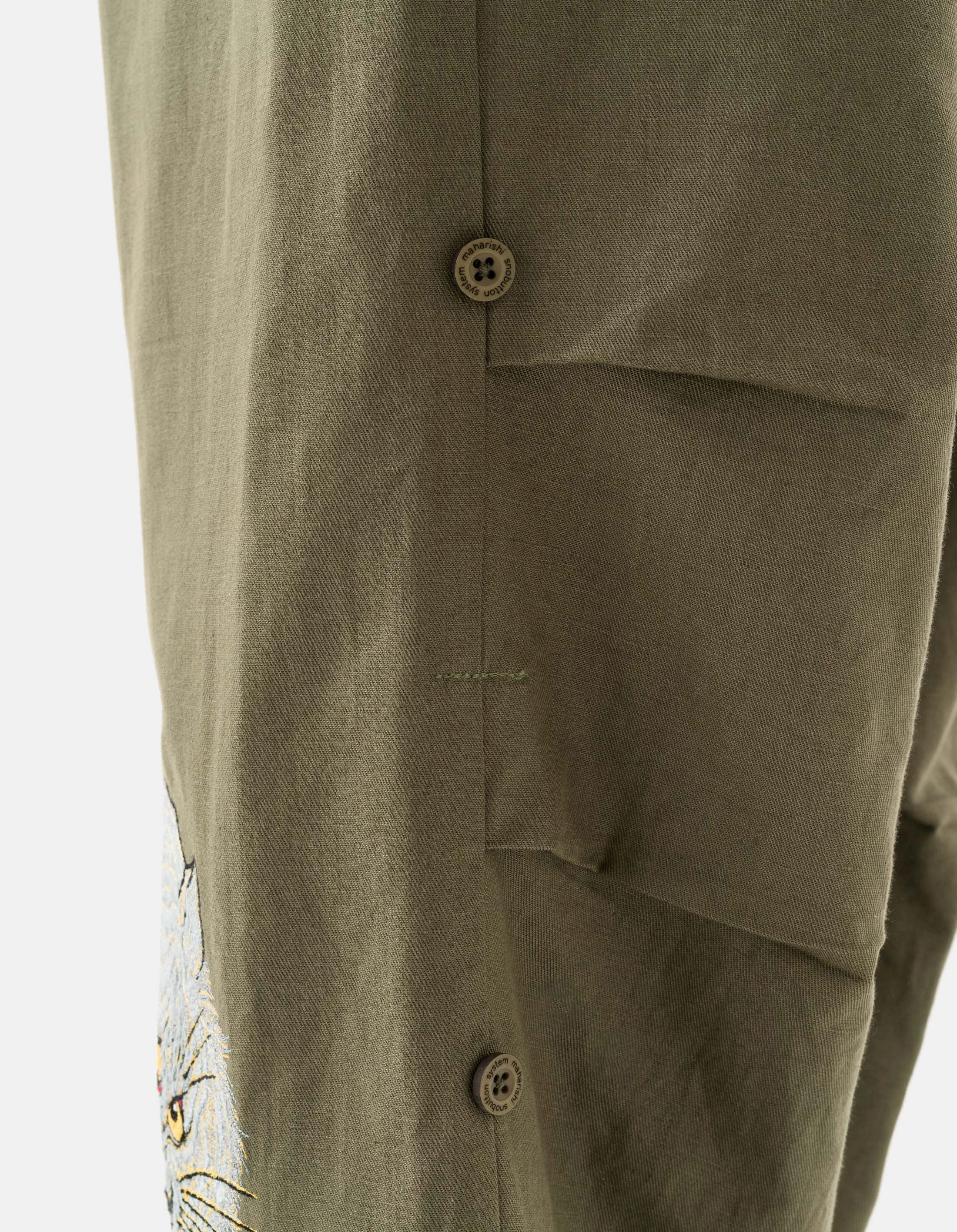 Rubberized grip Hidden Pocket System 7094 Sno Panters Embroidered Loose Snopant? Olive OG-107F