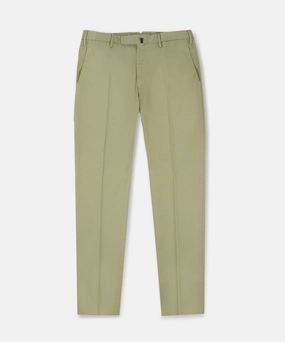 Slim-fit certified Royal Batavia cotton trousers EcoFriendlyDye