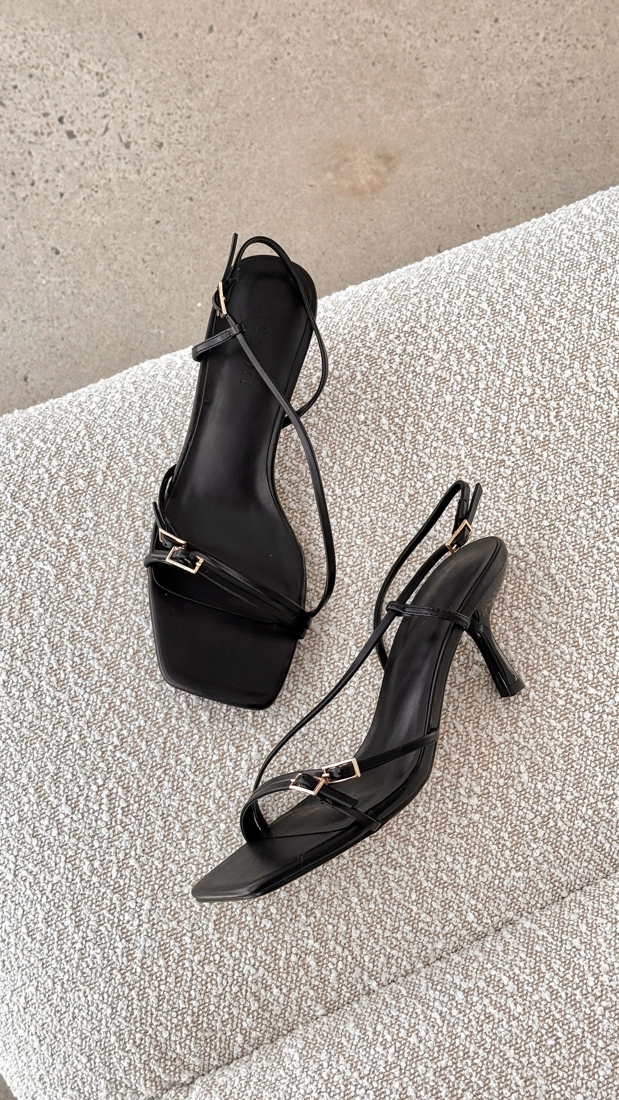 Shock Ease Toshie Heel - Black