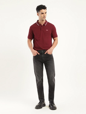 Men's 512 Black Slim Tapered Fit Mid Rise Jeans Holiday Vibes Evening Stroll Picnic Style