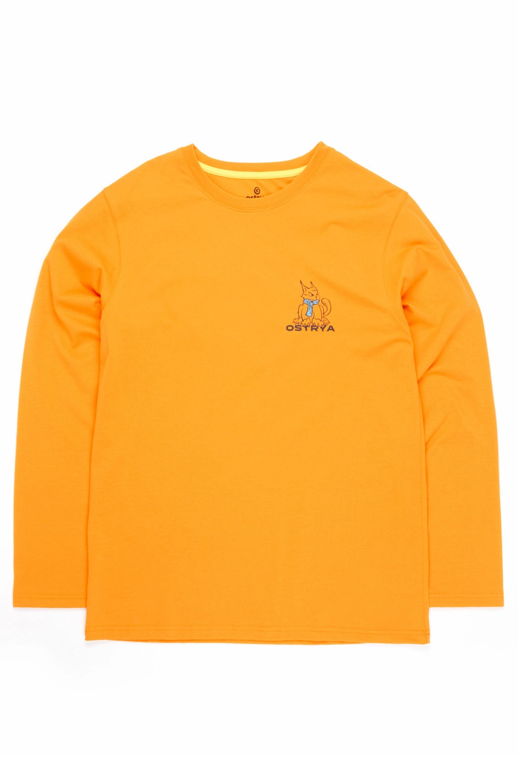 Ostrya Men's Lynx Long Sleeved Equi-Tee - Safety Orange UV protection layer