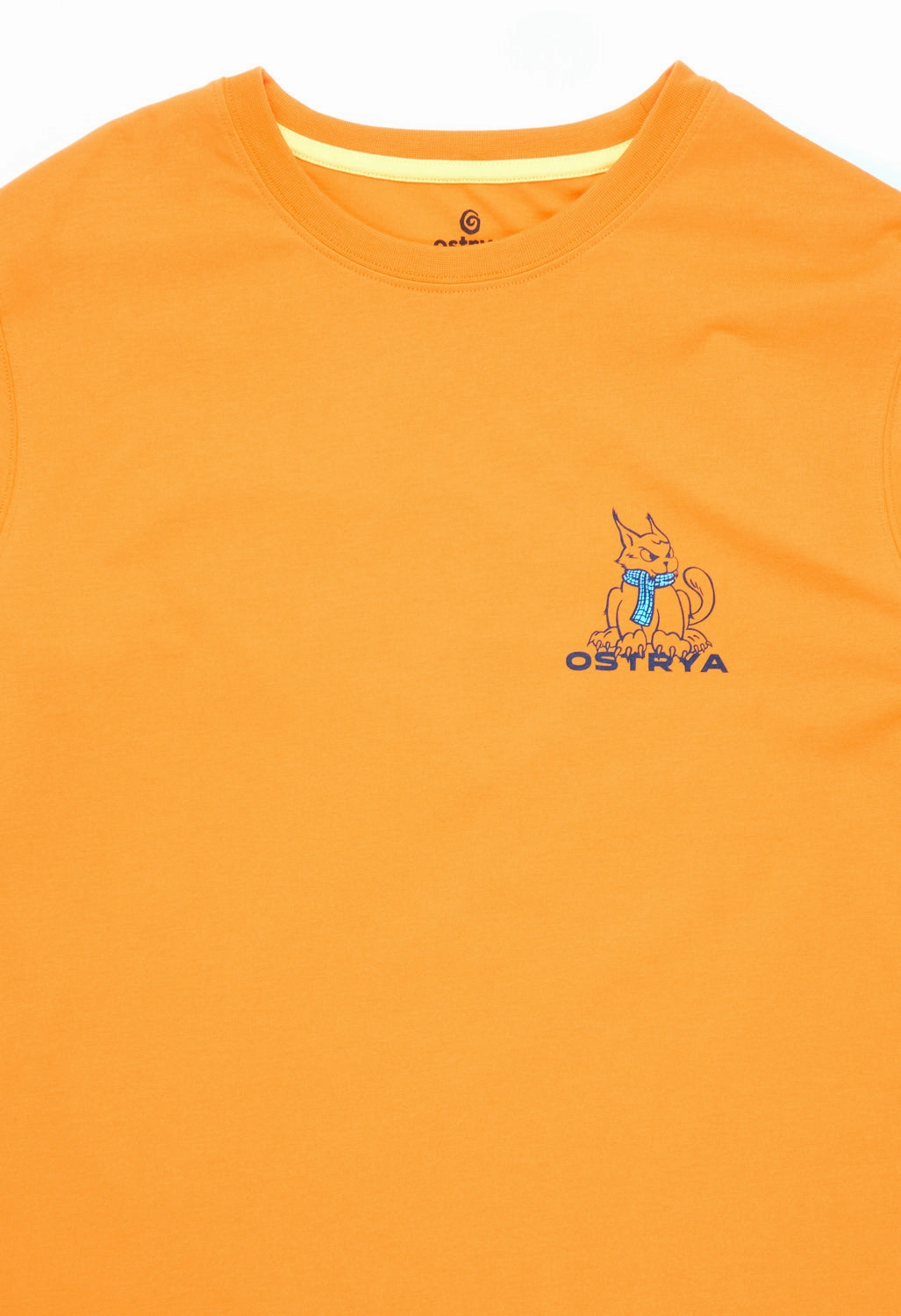 Casual Everyday Ostrya Men's Lynx Long Sleeved Equi-Tee - Safety Orange