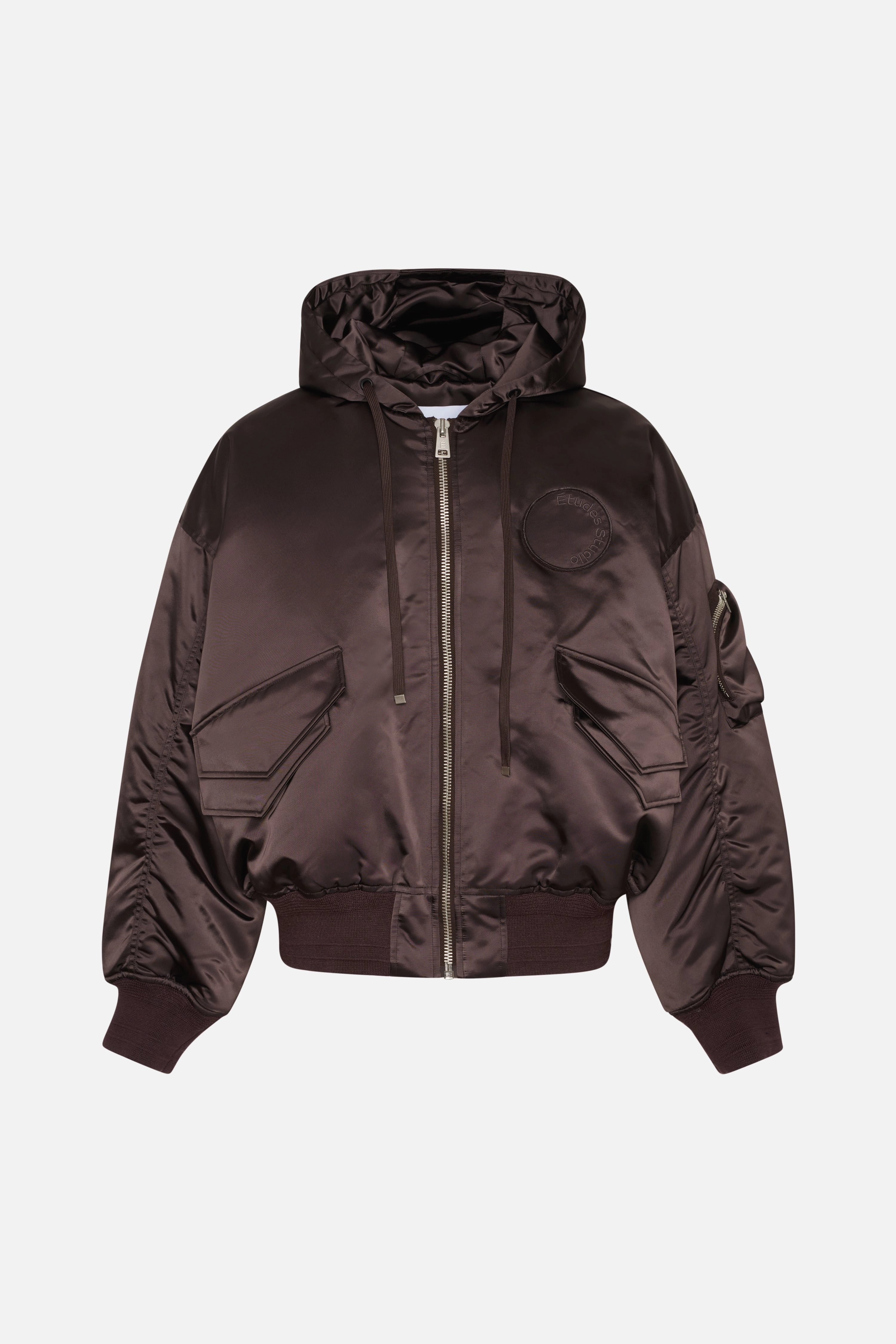OVERSIZED BOMBER JACKET City Wear Clean Jacket Detail