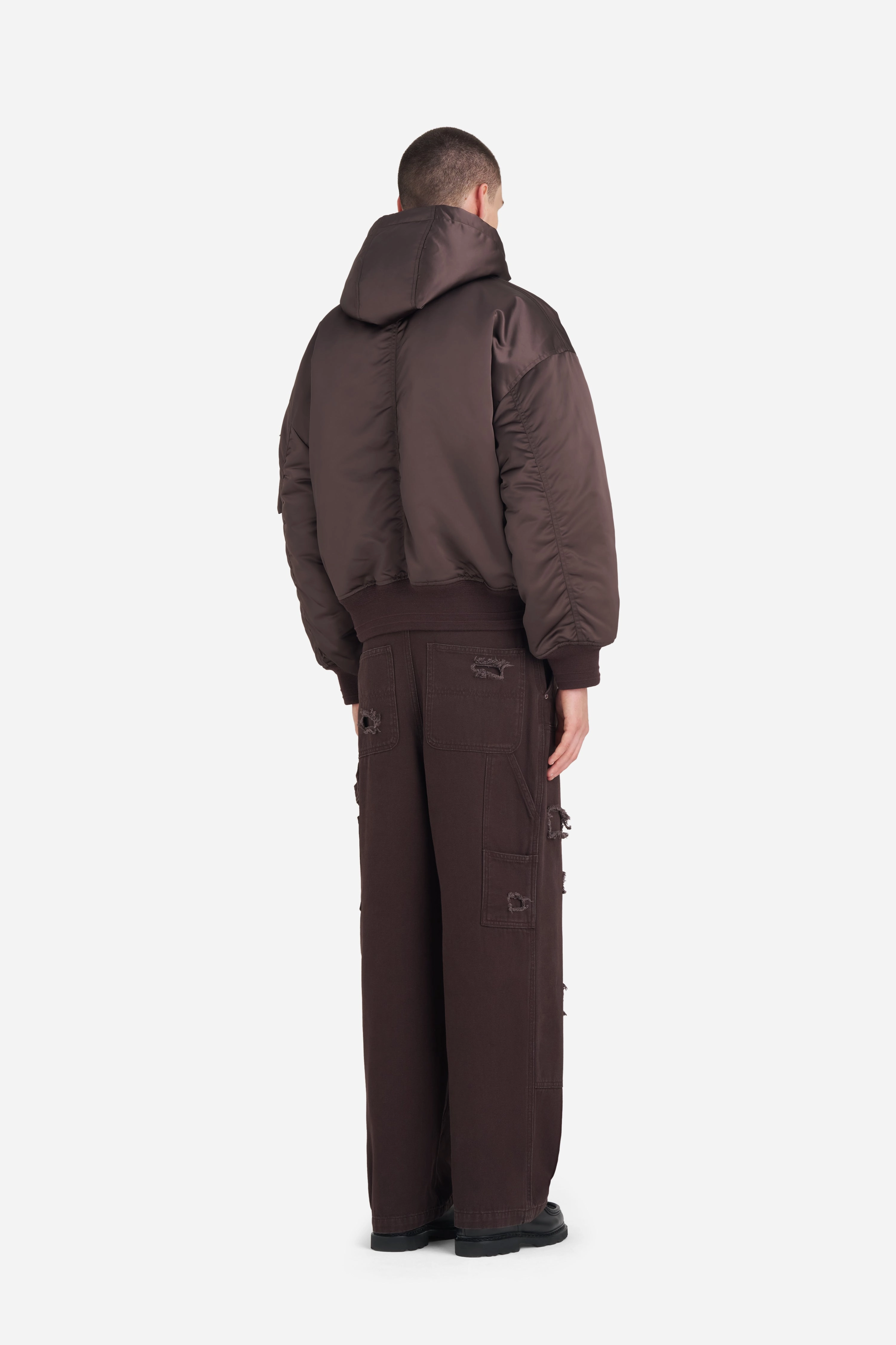 High End Look All Season Adaptability OVERSIZED BOMBER JACKET