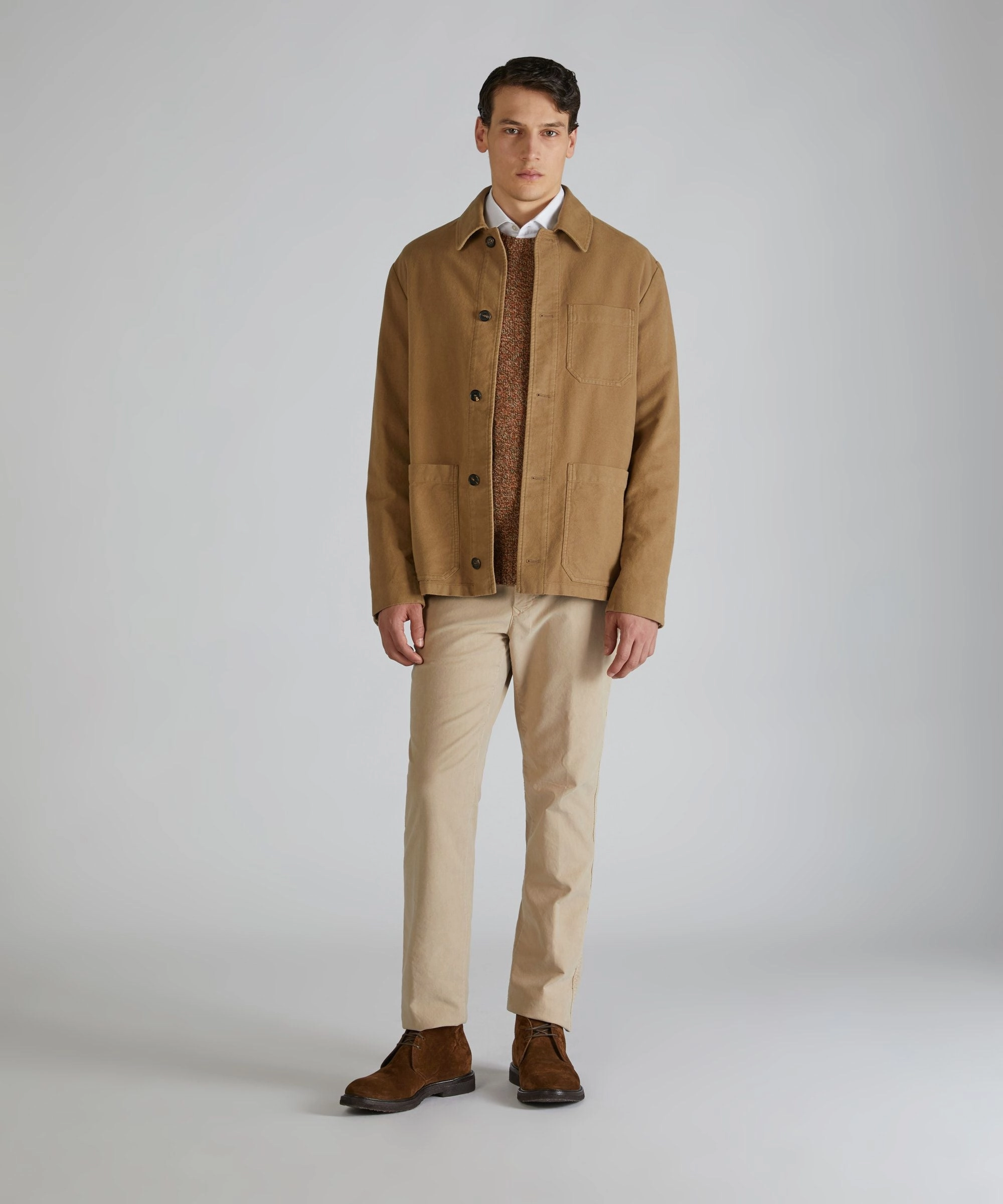 Spring Collection Chic Option Oxford cotton slim-fit shirt