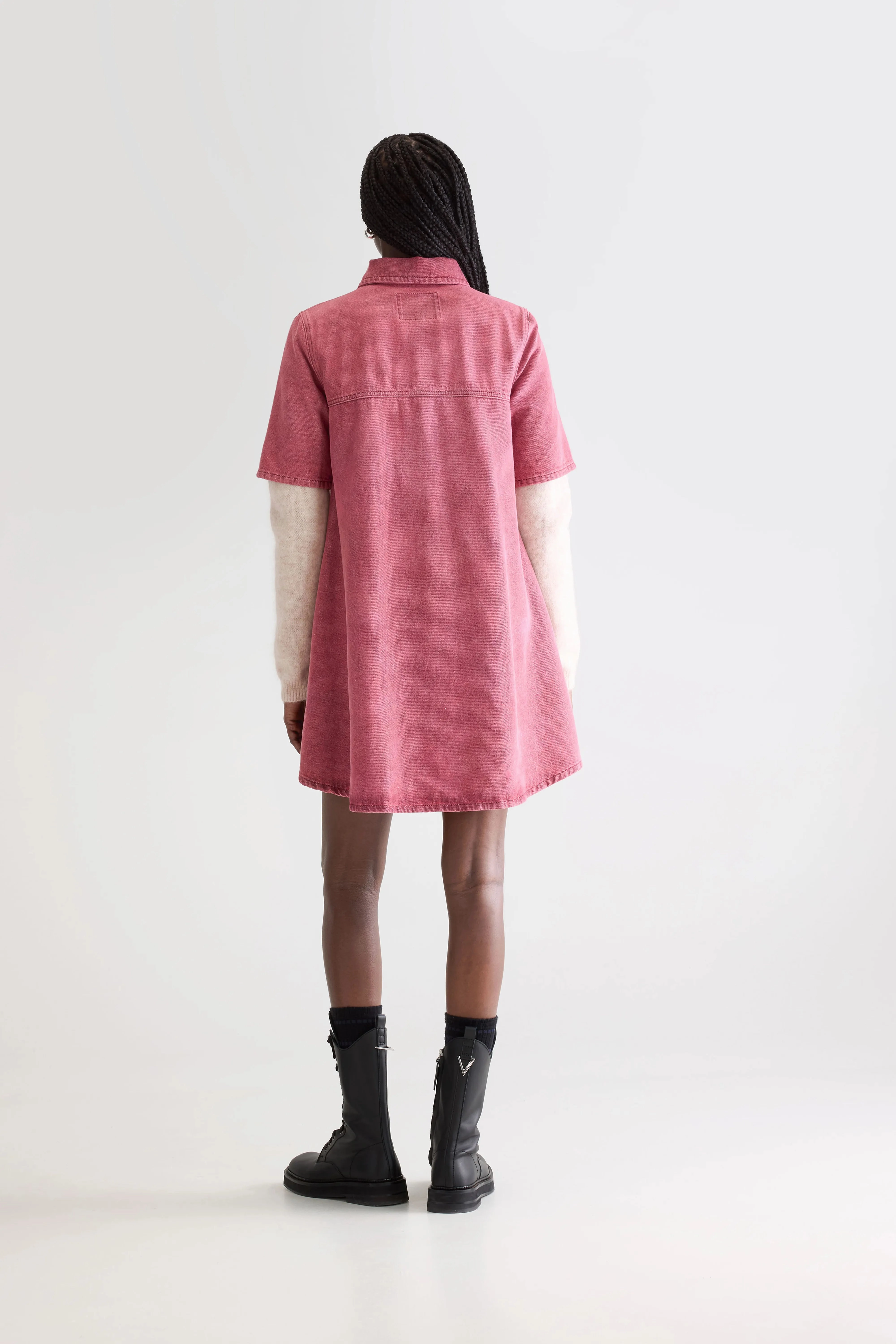 Beachwear Seasonal Mood Paprika denim dress (252 / W / WINE STONE)
