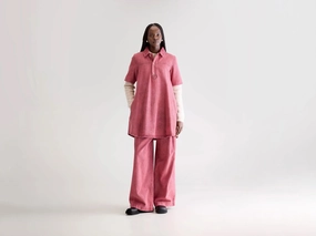 Soft Structure Paprika denim dress (252 / W / WINE STONE)