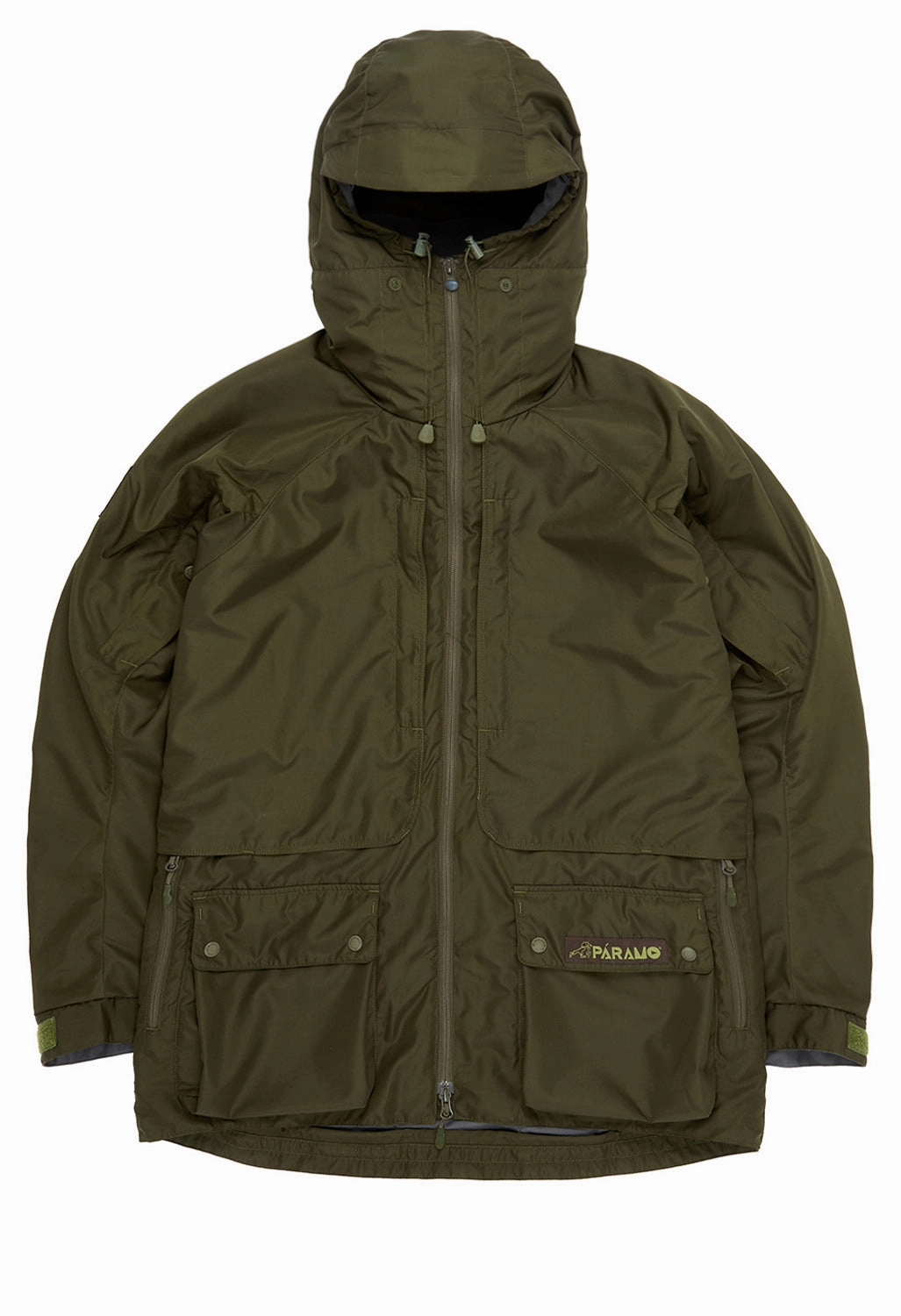 Effortless Look NoiseFreeFabric Paramo Mens Halkon Jacket - Moss