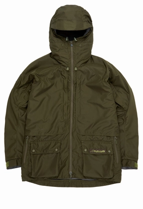 Effortless Look NoiseFreeFabric Paramo Mens Halkon Jacket - Moss