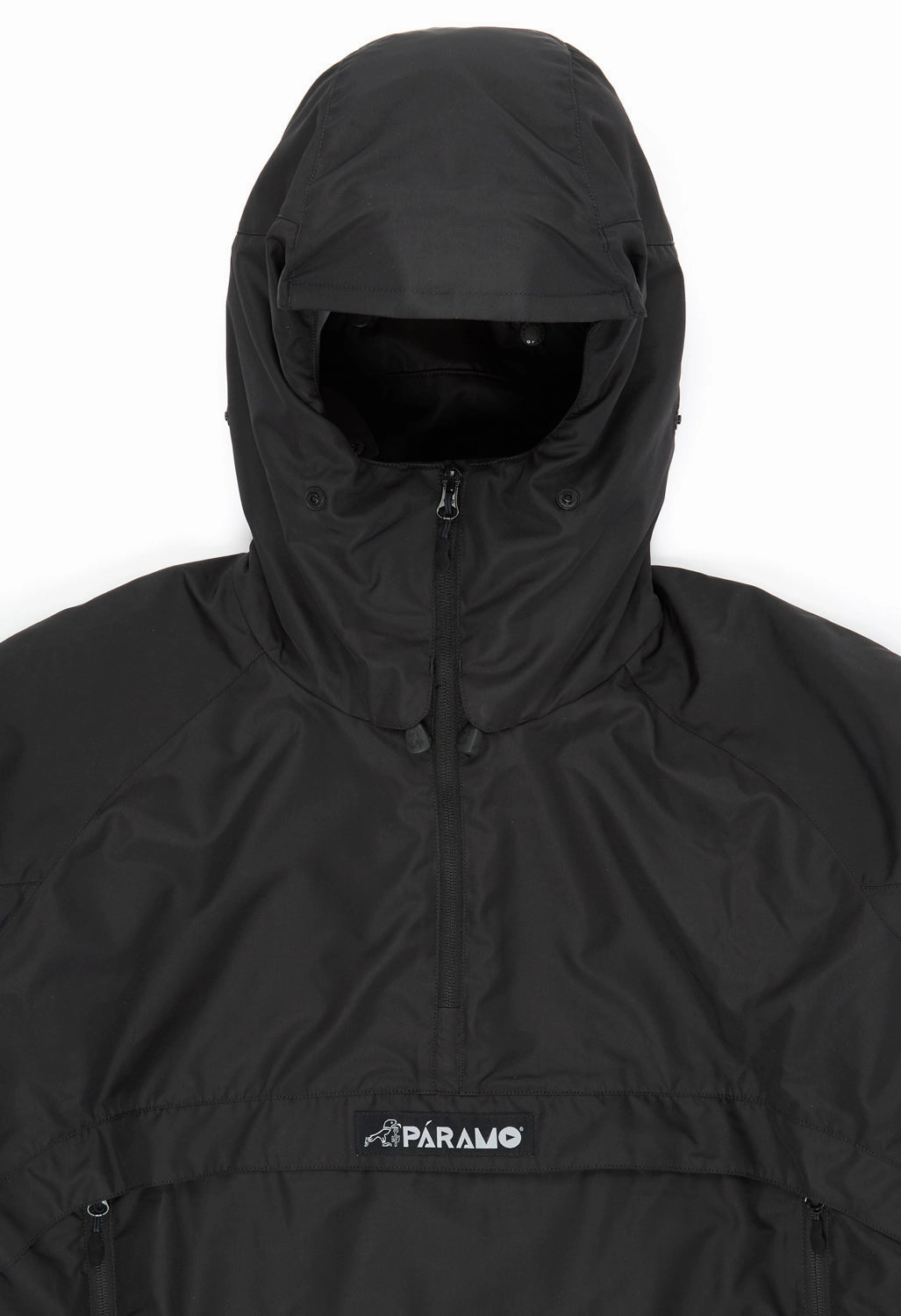 Paramo Mens Velez Adventure Smock - Black / Rock Grey ErgonomicCut Monochrome Look