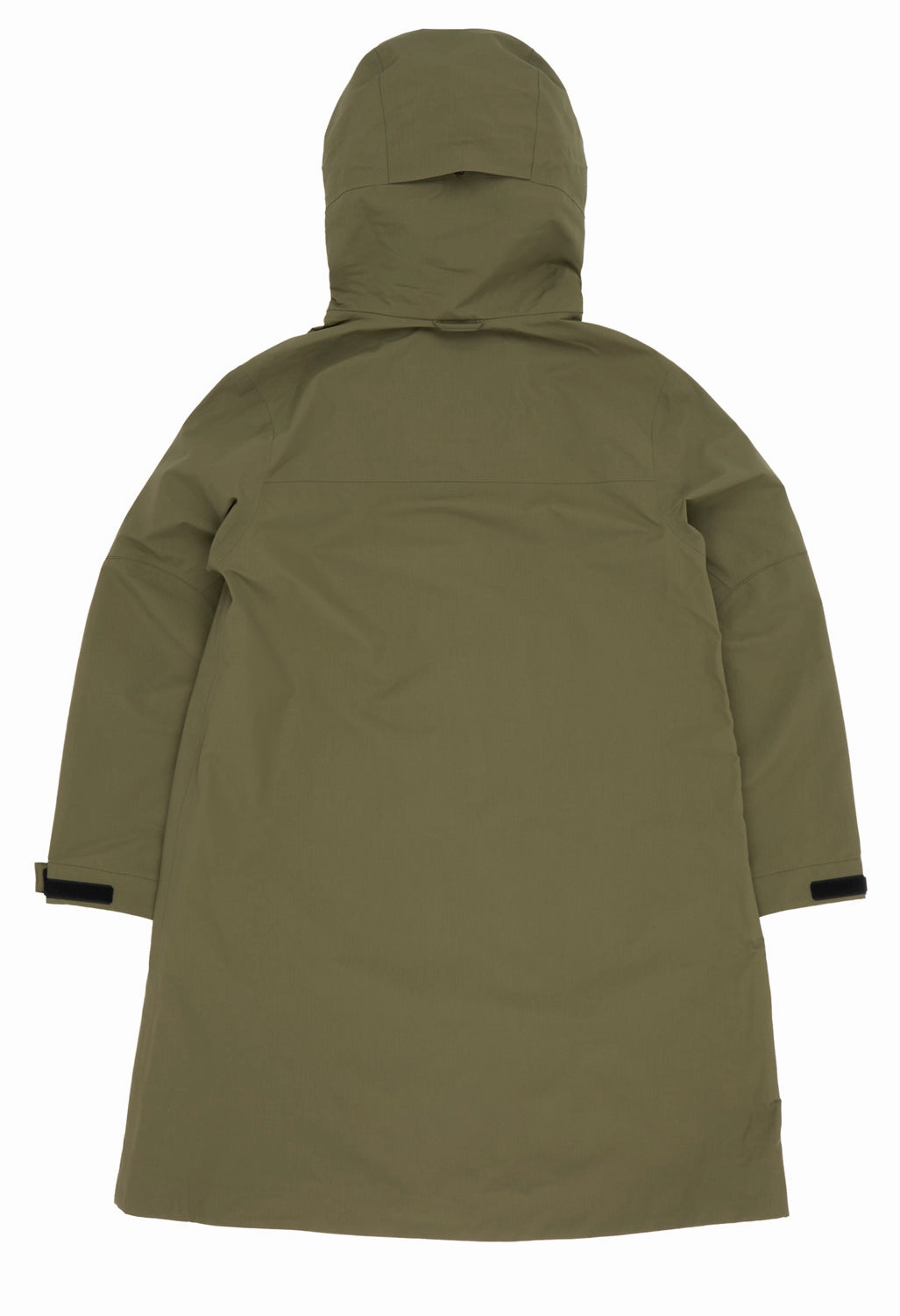 Finisterre Women's Longline Stormbird Jacket - Olive WaterRepellent Finish Layering Compatible Cut