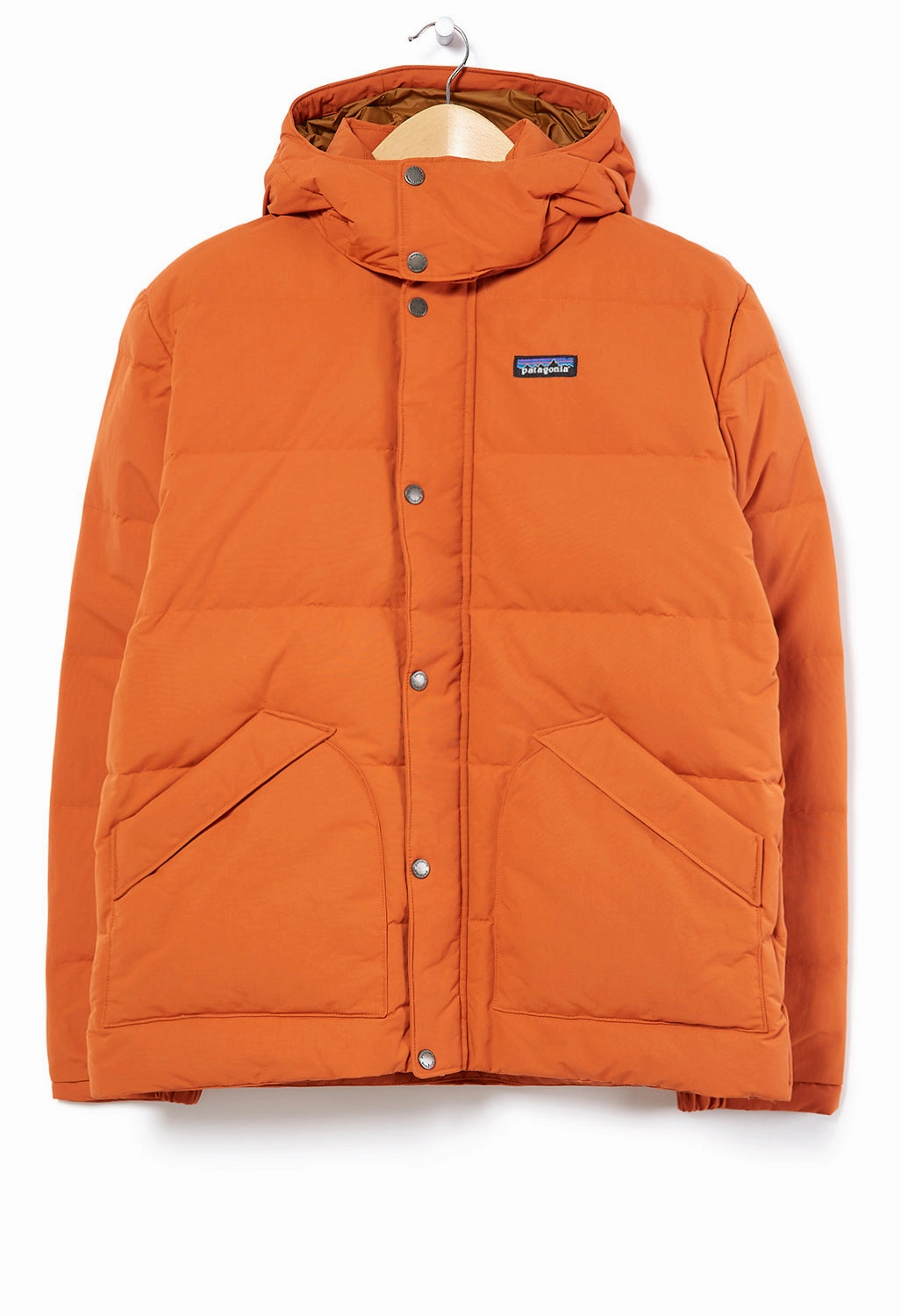 Heat Tech Fabric Clean Jacket Detail Patagonia Downdrift Men's Down Jacket - Sandhill Rust