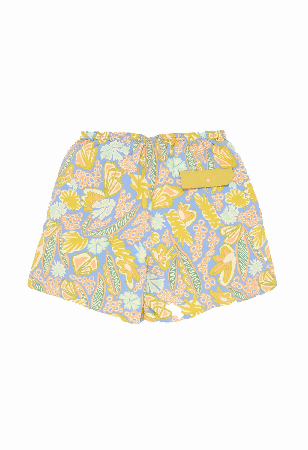 Simple Cut Patagonia Men's Baggies 5" Shorts - Flourish / Abundant Blue