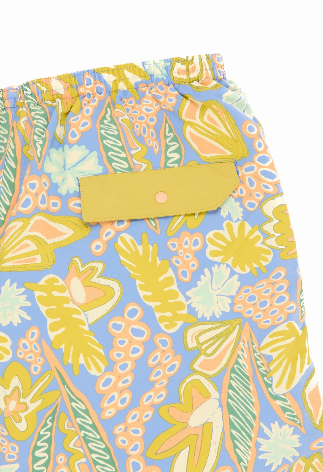 MoistureWickingLining tank top Patagonia Men's Baggies 5" Shorts - Flourish / Abundant Blue