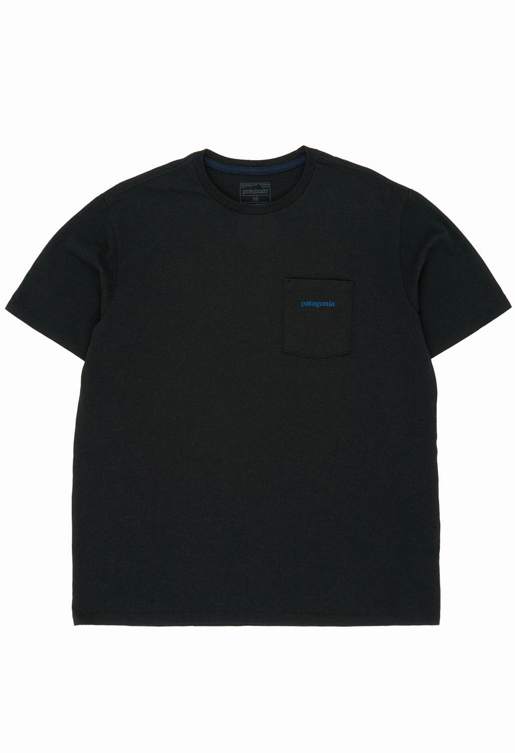 OdorResistant Fabric Patagonia Men's Boardshort Logo Pocket Responsibili-Tee - Ink Black
