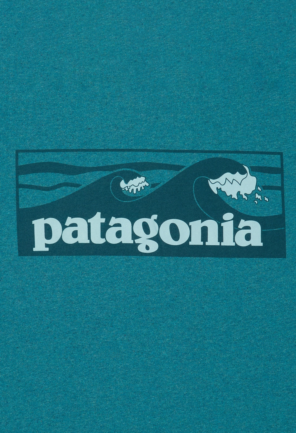 Patagonia Men's Boardshort Logo Pocket Responsibili-Tee - Wetland Blue Casual Layer Wear
