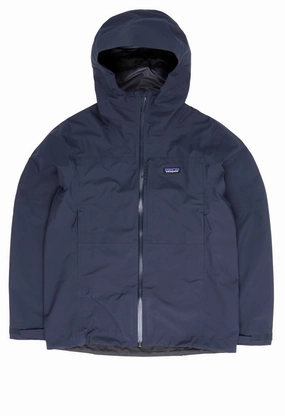Oversized Fit Seasonal Trend Patagonia Men's Boulder Fork Rain Jacket - Smolder Blue
