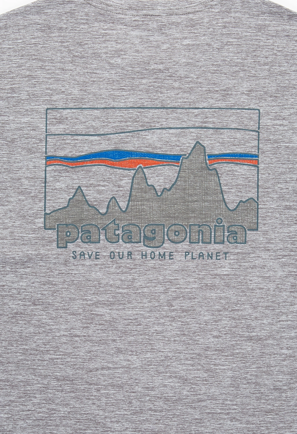 Patagonia Men's Cap Cool Daily Graphic Shirt - '73 Skyline: Feather Grey Bohemian freedom Quick Dry Material