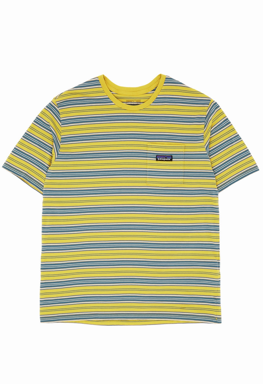 Patagonia Men's Daily Pocket Short Sleeve T-Shirt - Summer Camp: Bundle Green Durable Knit Structure