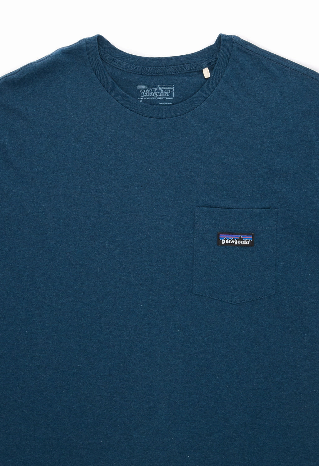 Patagonia Men's Daily Pocket Tee - Tidepool Blue Versatile Wear Flexible Fit