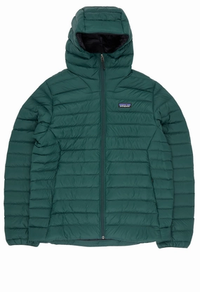 Single Breasted Patagonia Men's Down Hoody - Cascade Green
