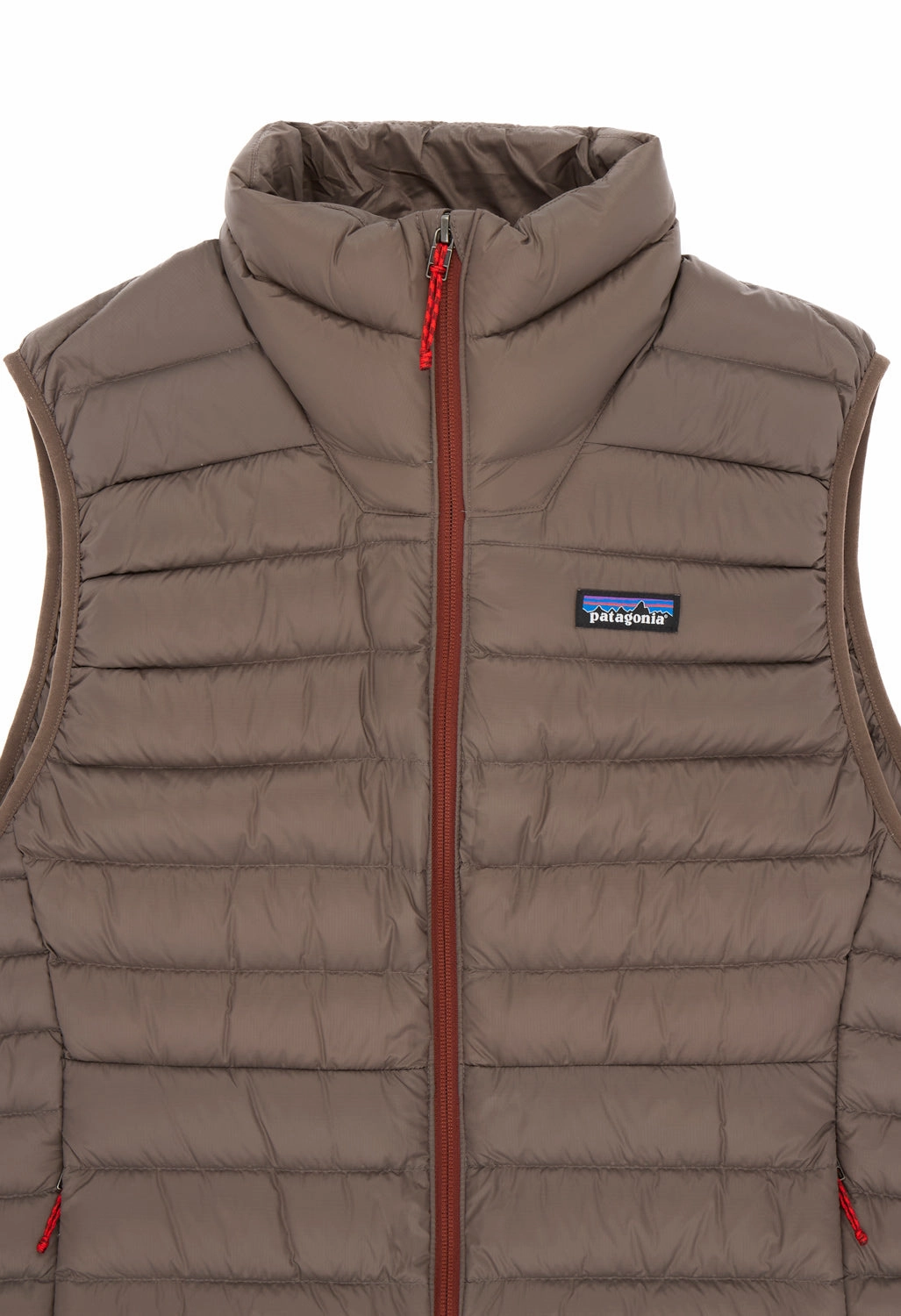 Patagonia Men's Down Vest - Marlow Brown DoubleLayeredEdges