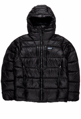 Weatherproof Shell Patagonia Men's Fitz Roy Down Hoody - Black