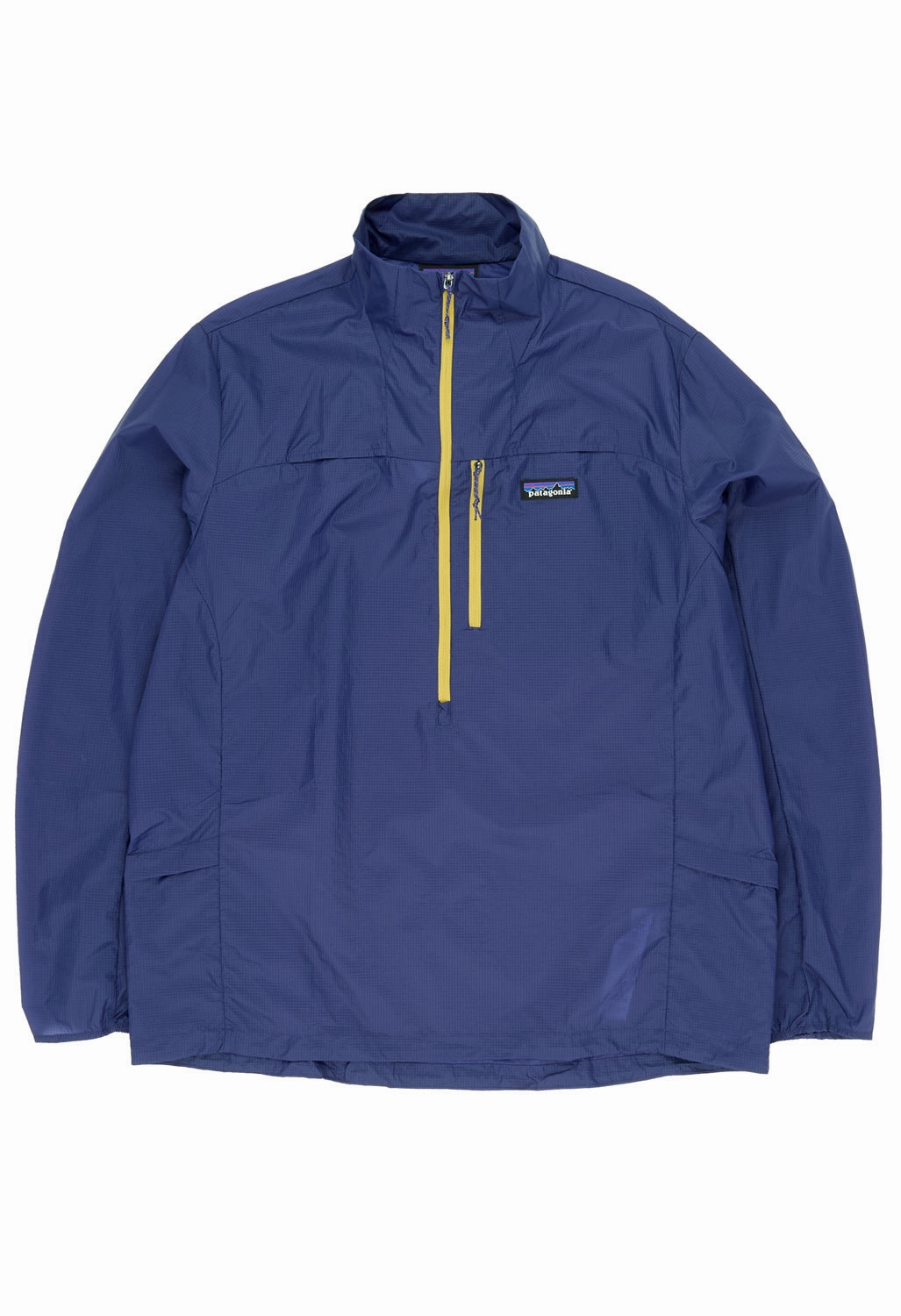 Patagonia Men's Houdini Stash Half Zip Pullover - Solstice Purple Essential Fit Bonded seams