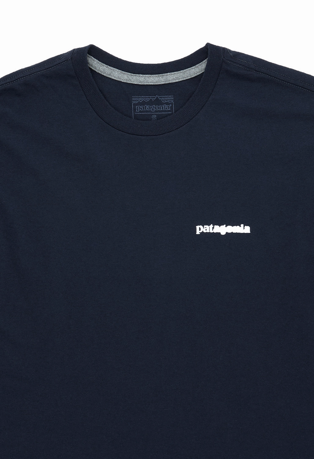 Patagonia Men's P-6 Logo Long Sleeve Responsibili-Tee - New Navy Fashion Forward