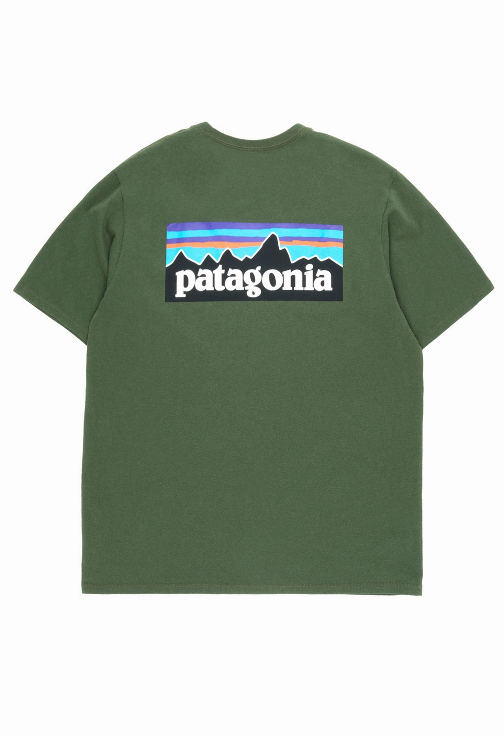 Patagonia Men's P-6 Logo Responsibili-Tee - Torrey Pine Green Ultra Soft Texture
