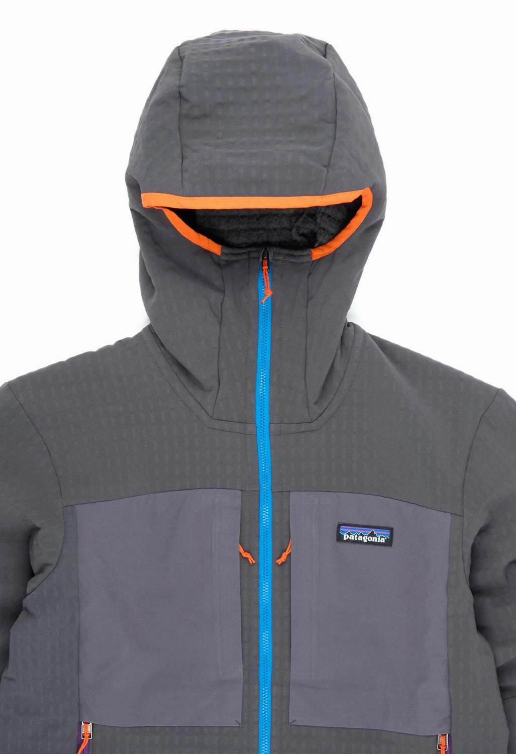 Patagonia Men's R2 TechFace Hoody - Forge Grey Down Filled Durable Outer Shell