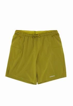 Cool Weather Patagonia Men's Strider Pro Shorts - 7 in. - Graze Green