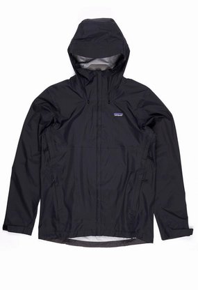 Patagonia Men's Torrentshell 3L Jacket - Black Smooth Finish On Duty Layer