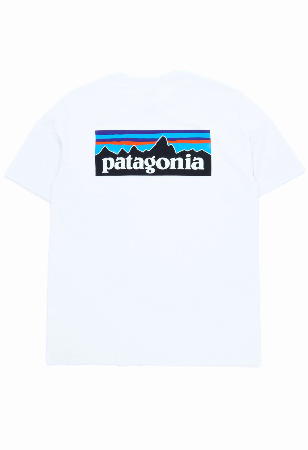 Cozy Design Fit City Smart Look Patagonia P6 Logo Men's Responsibili-Tee - Logo White