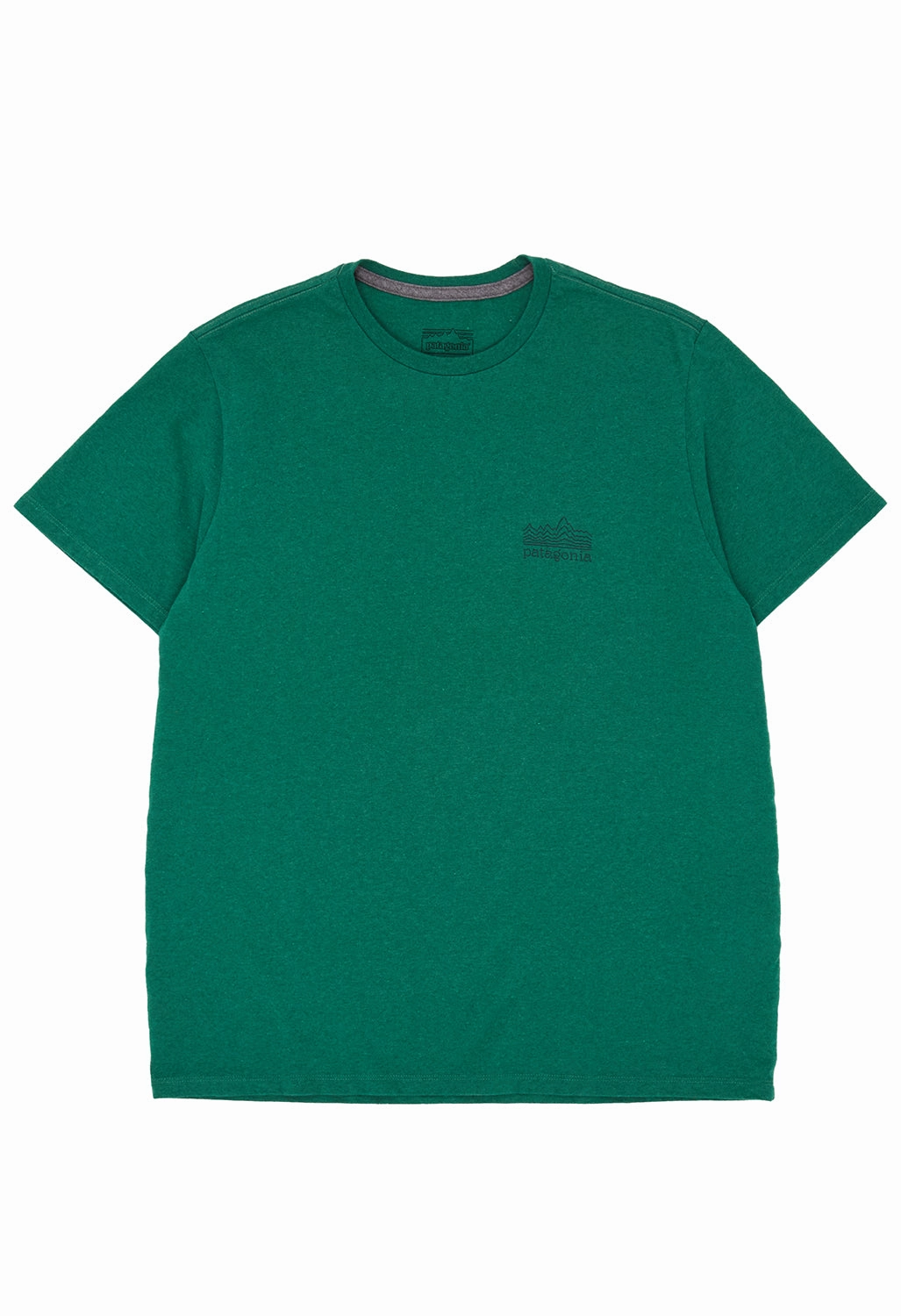 Lightweight Material Versatile Layering Patagonia Stratasphire Responsibili-Tee - Heartleaf Green