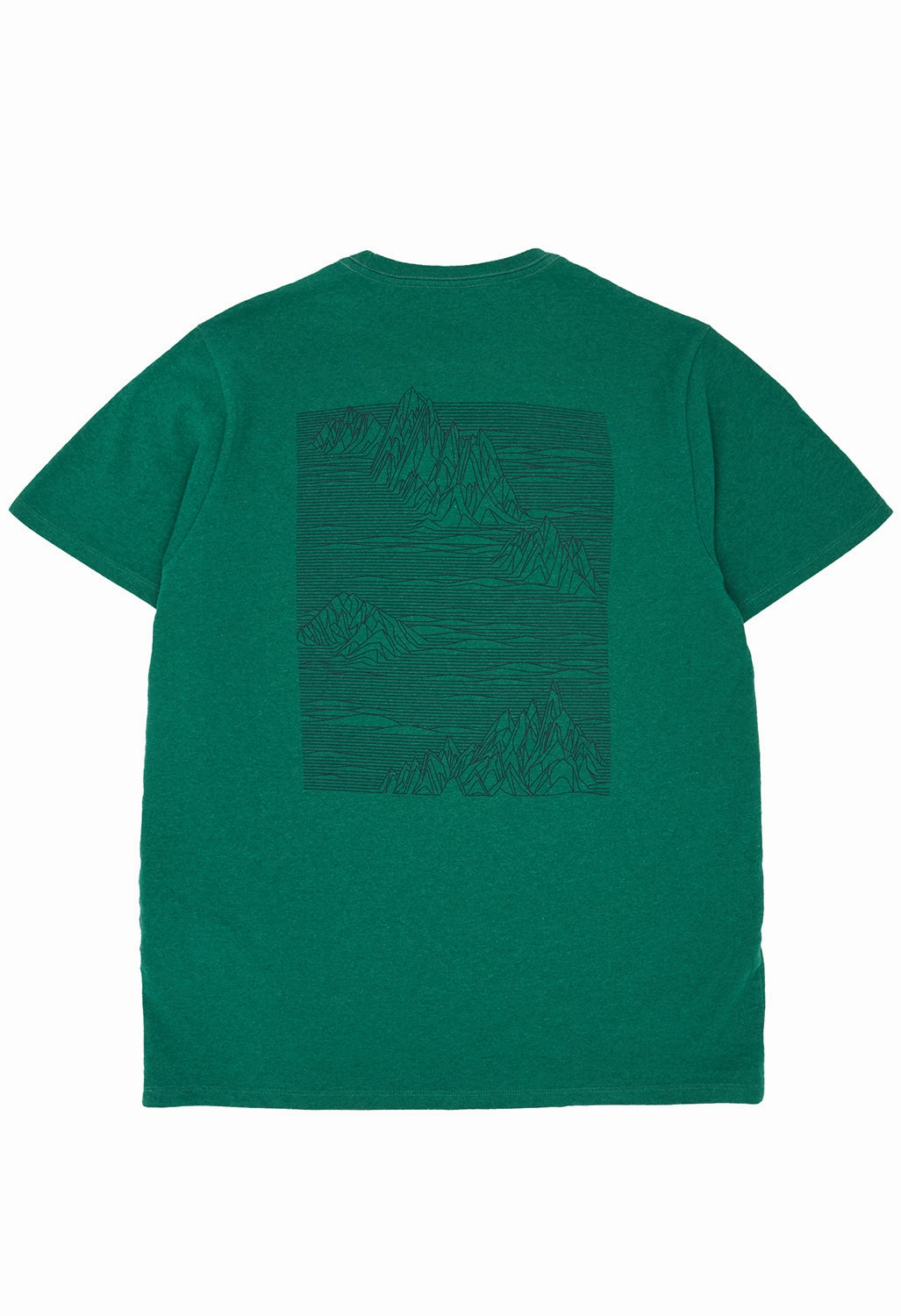 SustainableManufacturing Weekend Style Patagonia Stratasphire Responsibili-Tee - Heartleaf Green