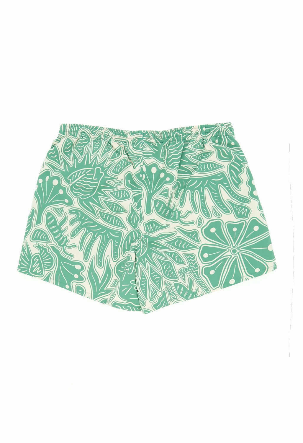 Light Fit Patagonia Women's Baggies 5" Shorts - Bees and Flowers: Heartleaf Green