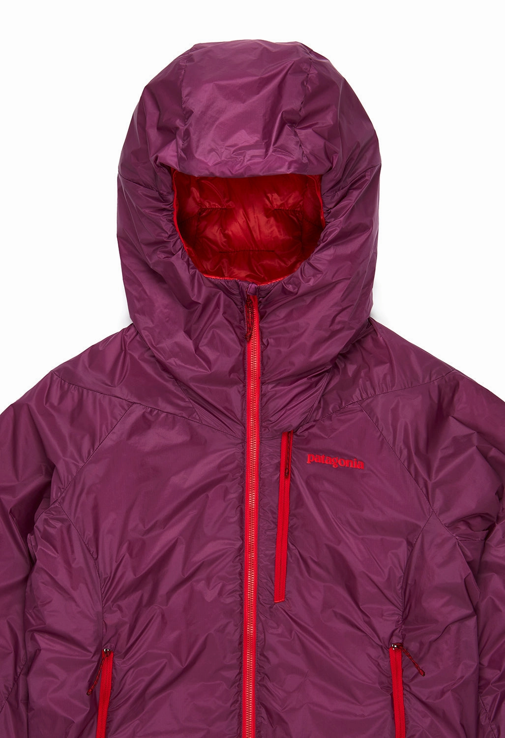Patagonia Women's DAS Light Hoody - Night Plum Utility Pockets