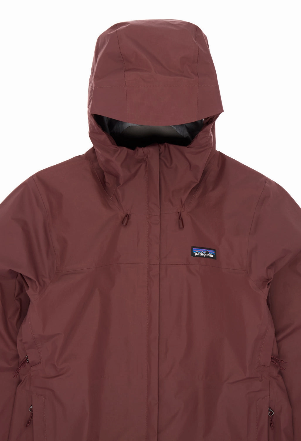 Patagonia Women's Torrentshell 3L Rain Jacket - Dark Ruby Collapsible Packable Style