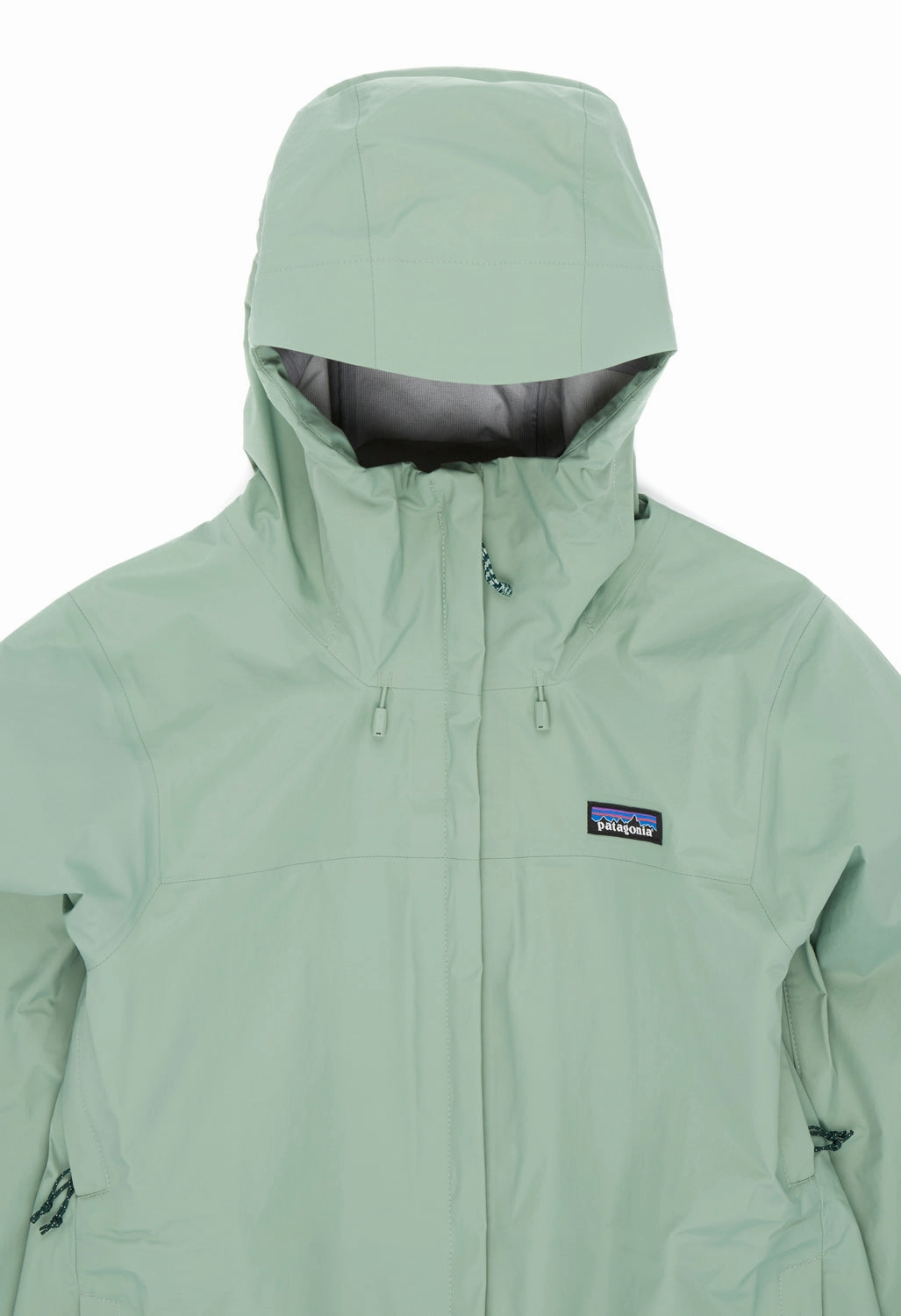 Patagonia Women's Torrentshell 3L Rain Jacket - Ellwood Green Flexible Elbow Patches