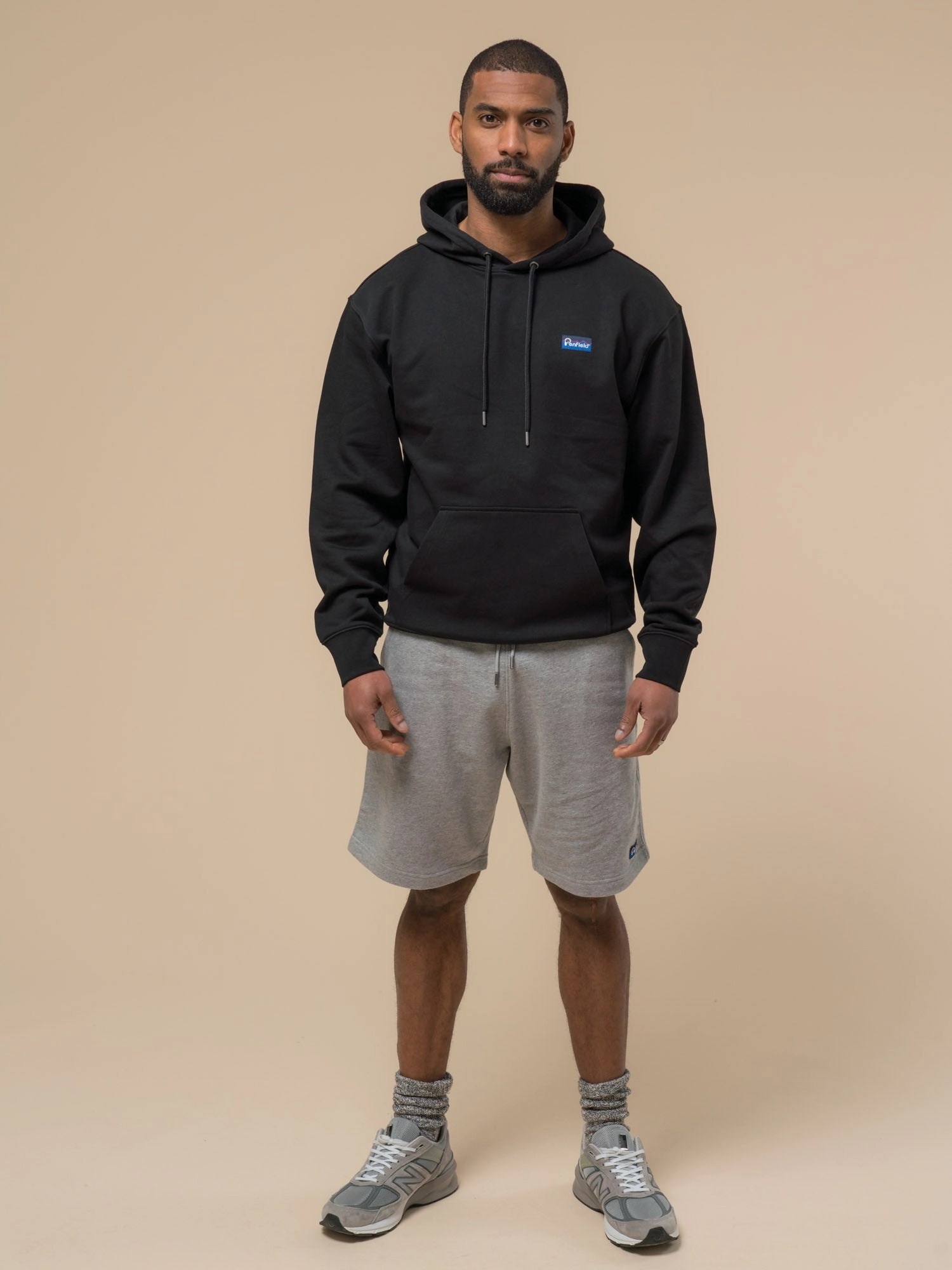 Penfield Mens Original Logo Hoodie in Black product mountain style allure Trendy Outerwear