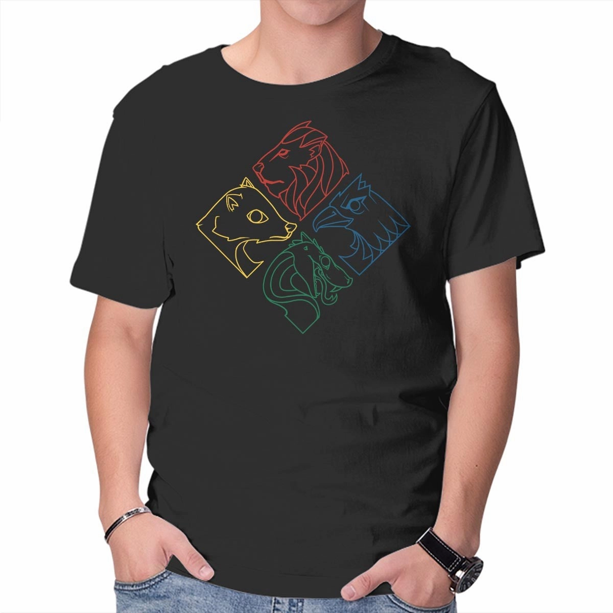 Geometric Houses Soft Feel Easy Look