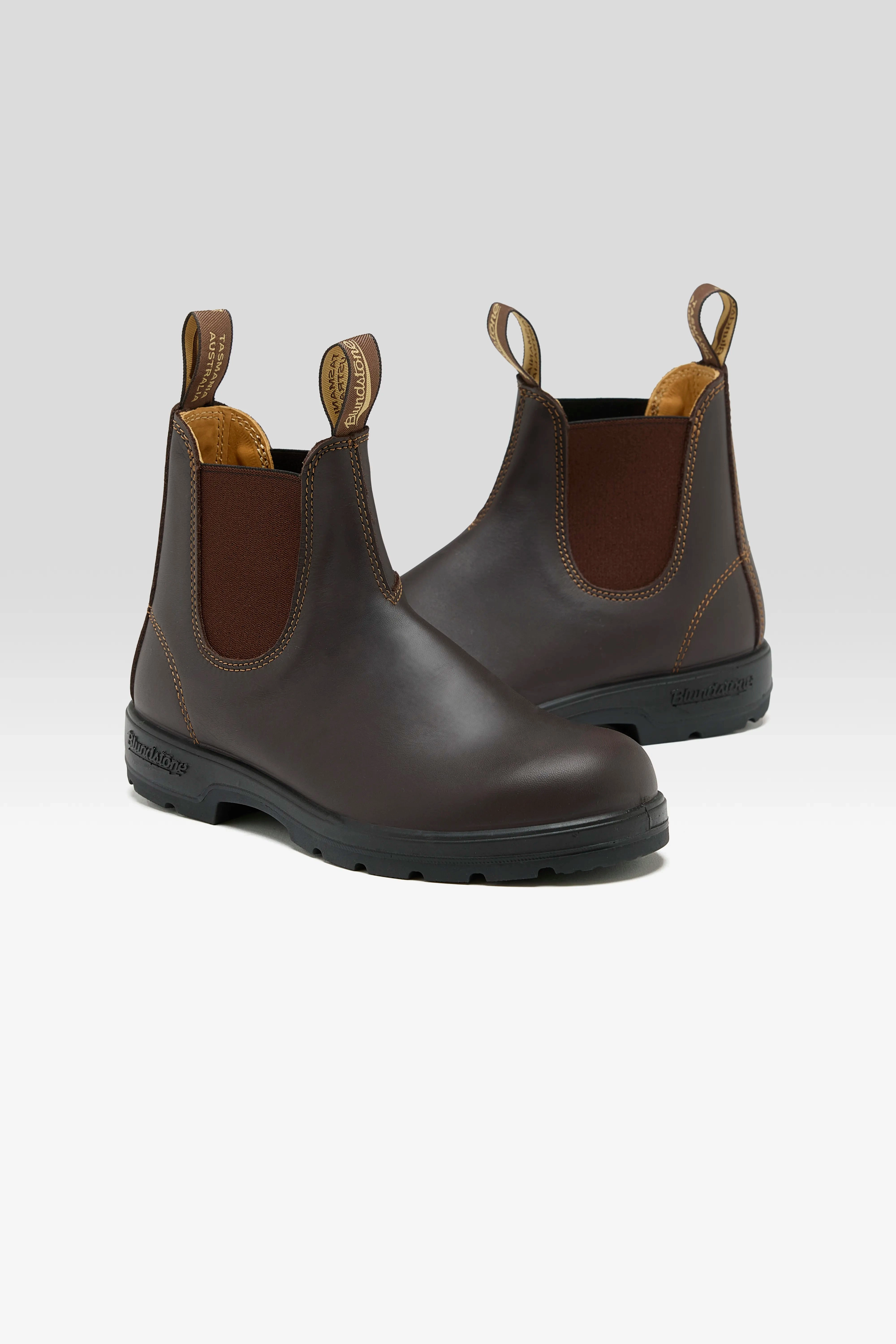 Smooth Soles Rain Shield 550 Classic Chelsea Boots for Women  (252 / W / BROWN)