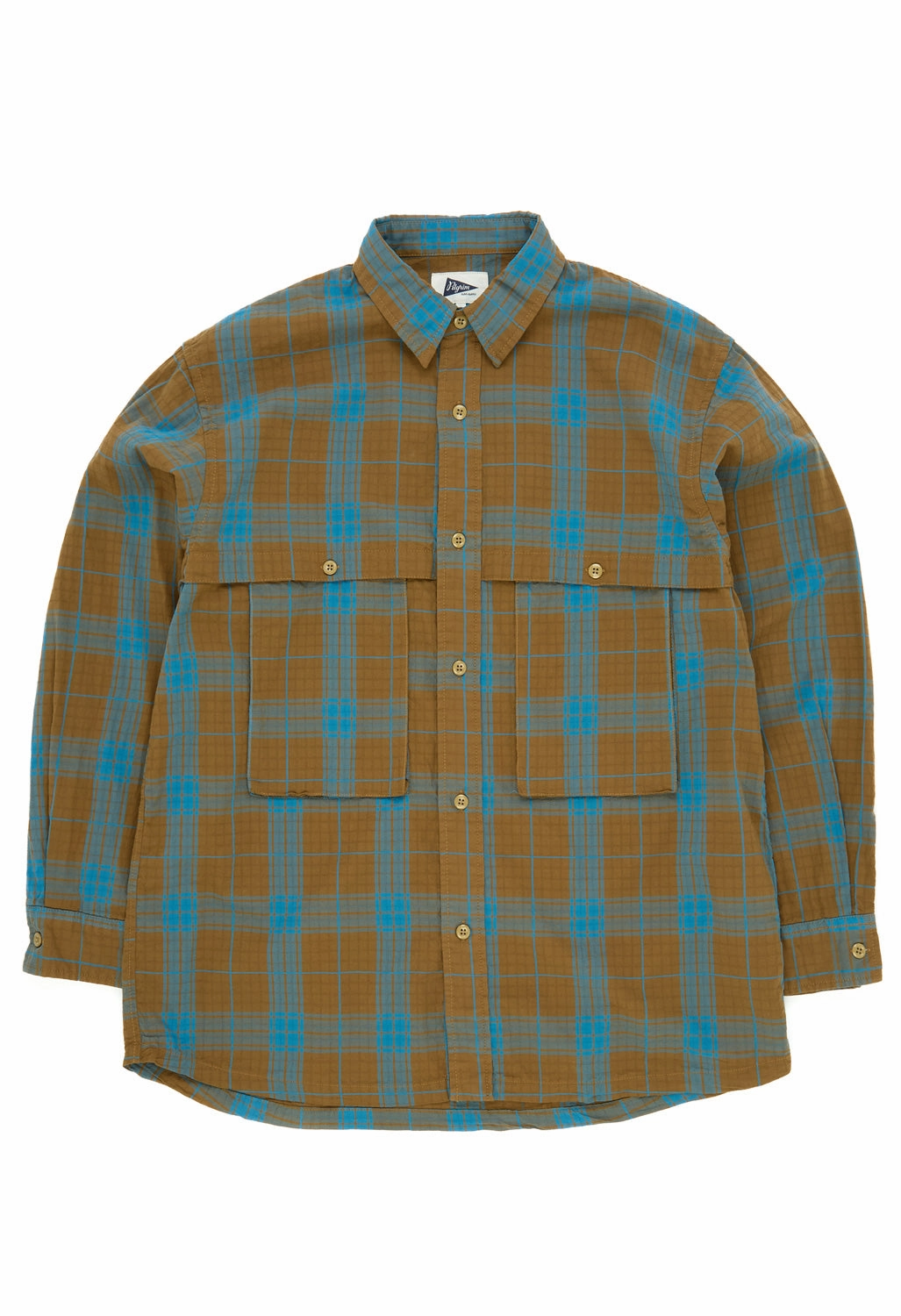 Pilgrim Surf   Supply Albert Field Shirt - Brown Picnic Outfit