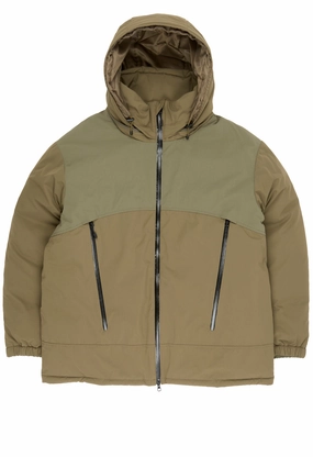Pilgrim Surf   Supply Richter Down Jacket - Olive Cold Outfit