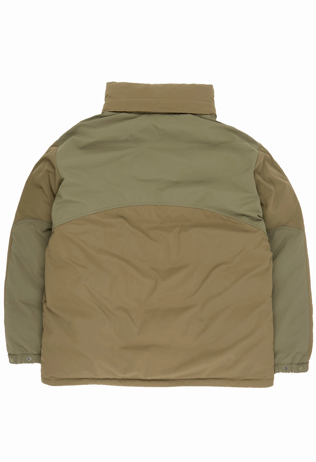 Stripe Look SeamlessShoulderPanels Pilgrim Surf   Supply Richter Down Jacket - Olive