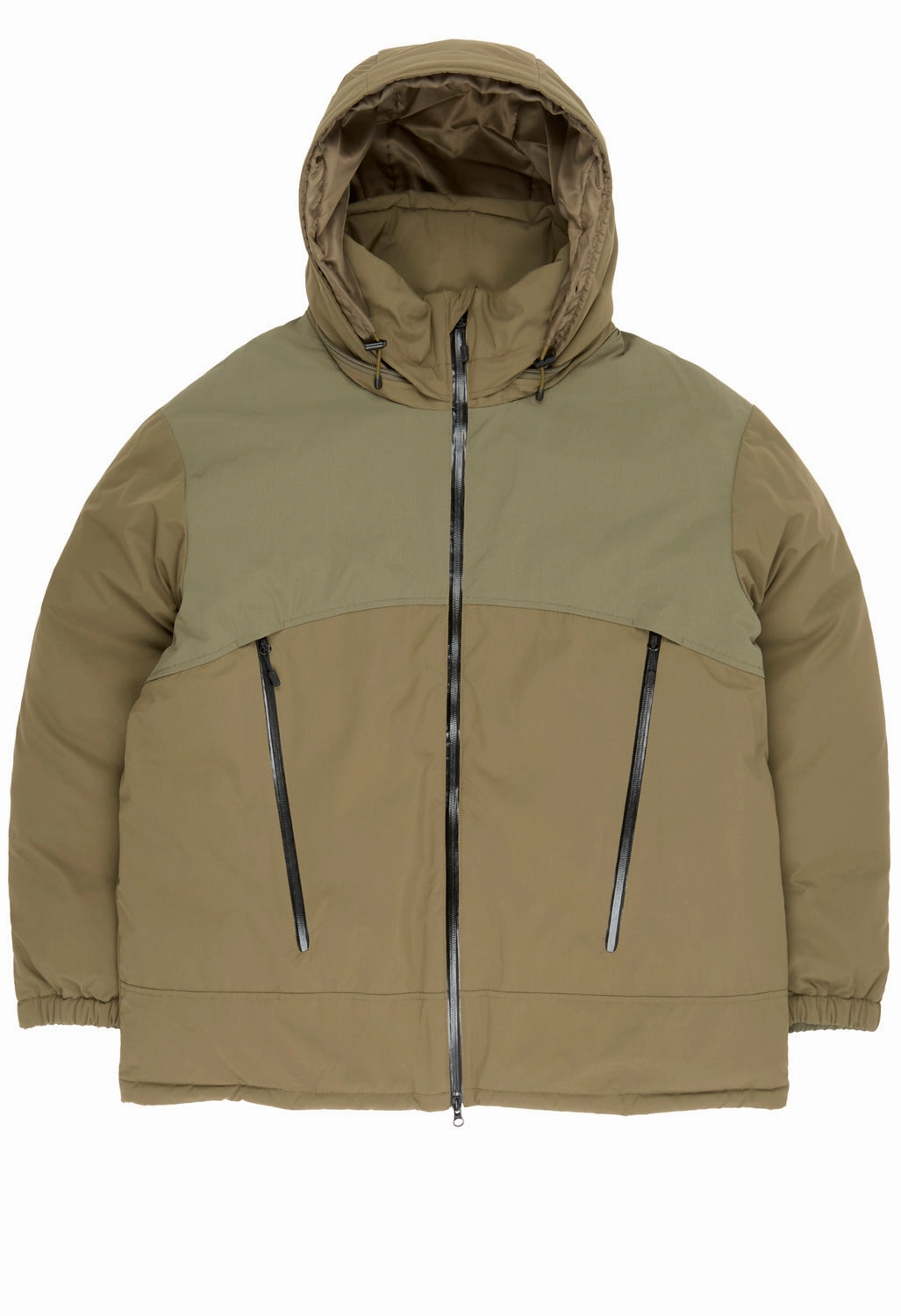 Pilgrim Surf   Supply Richter Down Jacket - Olive Cold Outfit