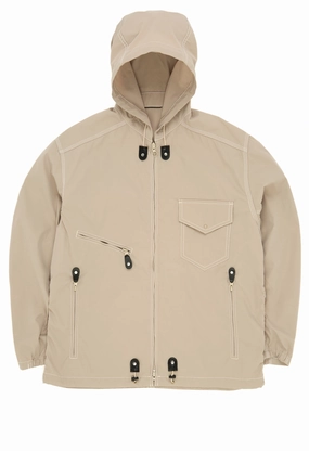 Neutral Fit Design Pilgrim Surf   Supply Russel Zip Parka - Khaki